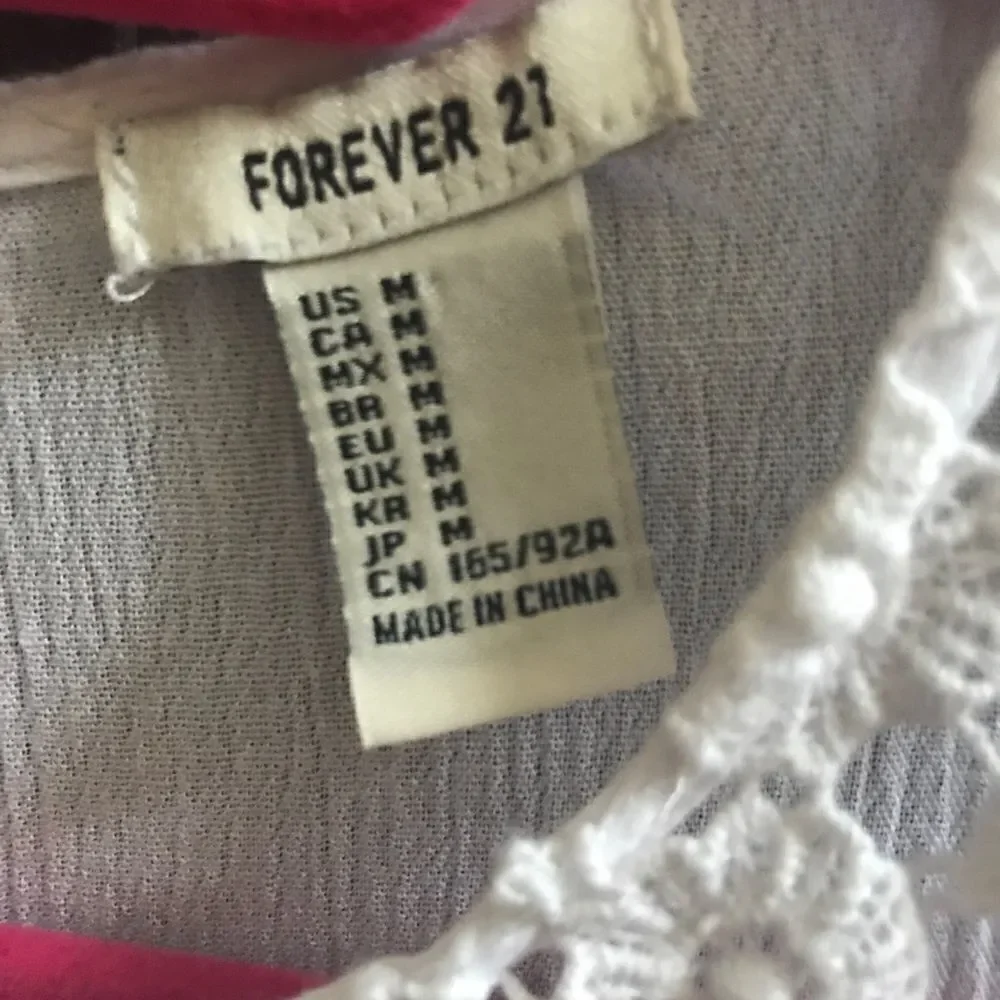 Forever 21 lace tank